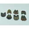 Natural Bloodstone Jasper Matched Pair Fancy Cabochon Gemstone 07 Pair Lot C-3331