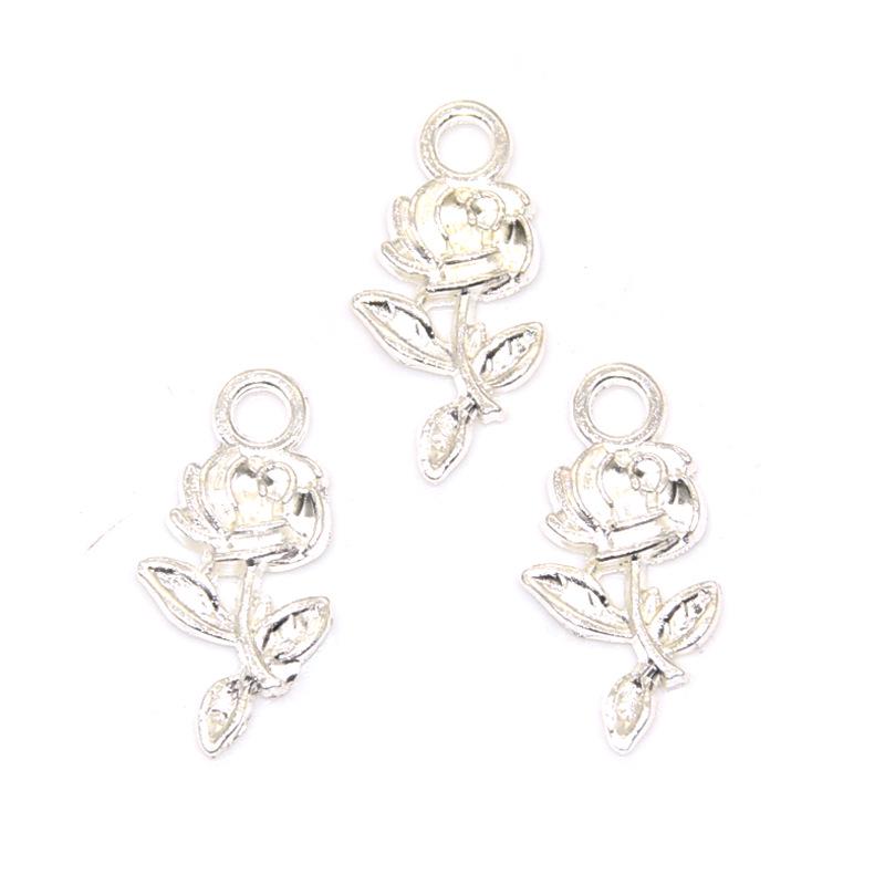 

Подвеска-роза из сплава в стиле ретро для изготовления ювелирных изделий - 20*10 мм