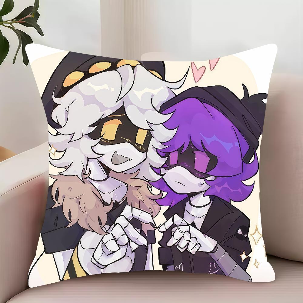 M-Murder Cartoon D-Drones Pillow Case Decor Protective Covers Comfortable Soft For Sofa Living Room Home Office
