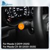 2PCS Top Suede Trim LHD RHD Sticker For Mazda 3 BP Axela CX30 CX-30 2019 2020 2021 2022 2023 2024 2025 Car Wiper Shift Lever sfqjm77