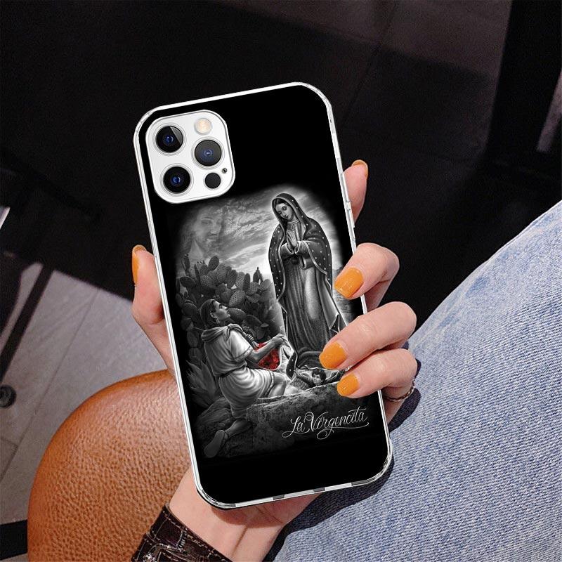 

Virgin De Guadalupe Virgen Mary Phnoe Case for Iphone 17 Air 16 11 12 13 Mini 14 Plus 15 Pro Max 7 8E SE 2020 16ProMax Phone Cov iPhone 16 Pro