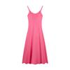 French Sexy Slim Fit and Thin Solid Color Suspender Dress, New Temperament Vacation A-shaped Dress, Versatile Long Dress