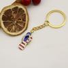 European American Independence Day Star & Flag Slipper Keychain