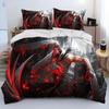 3D Anime Chainsaw Man Denji Beding Set Carton Warm Comforter Soft Duvet Cover Bed Linen Set Comfortable Quilt Cover Pilowcase King Quen Sized