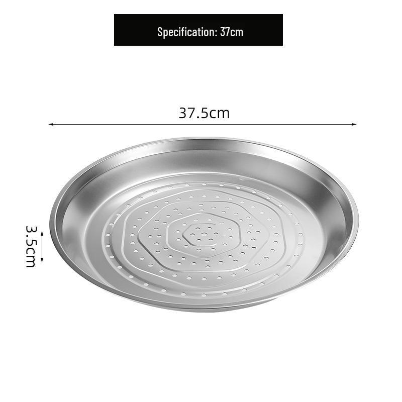 Thickened Stainless Steel Steamer Basket & High-Temperature Resistant Steaming Rack for Woks and Iron Pots