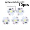 5/10 Buc. Plăci LED 16Mm 20Mm 1W 3W Culoare Unică 5V 12V Alb Cald Neutru Reflectoare Downlight-uri Lumini Apus