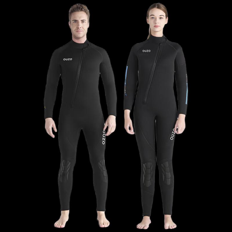 WEZHO Women's 5mm One-Piece Long Sleeve Diving Suit