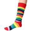 Girl Polyester Cotton Long Stockings Rainbow Colorful Stockings High Tights Women Stripey Stockings