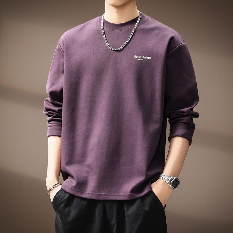 

Men s Casual Letter Print Long-Sleeve T-Shirt 2XL