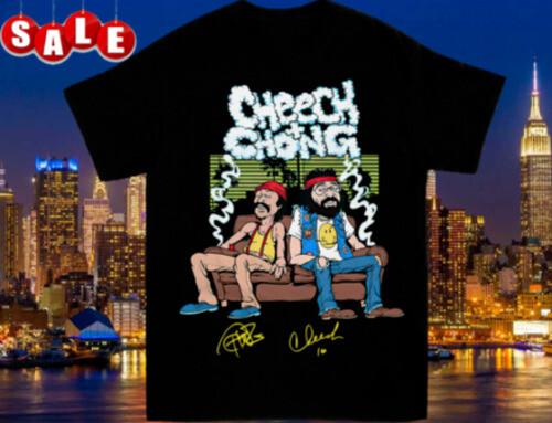 Cheech And Chong Caricature Signature T Shirt Unisex T-Shirt XXL