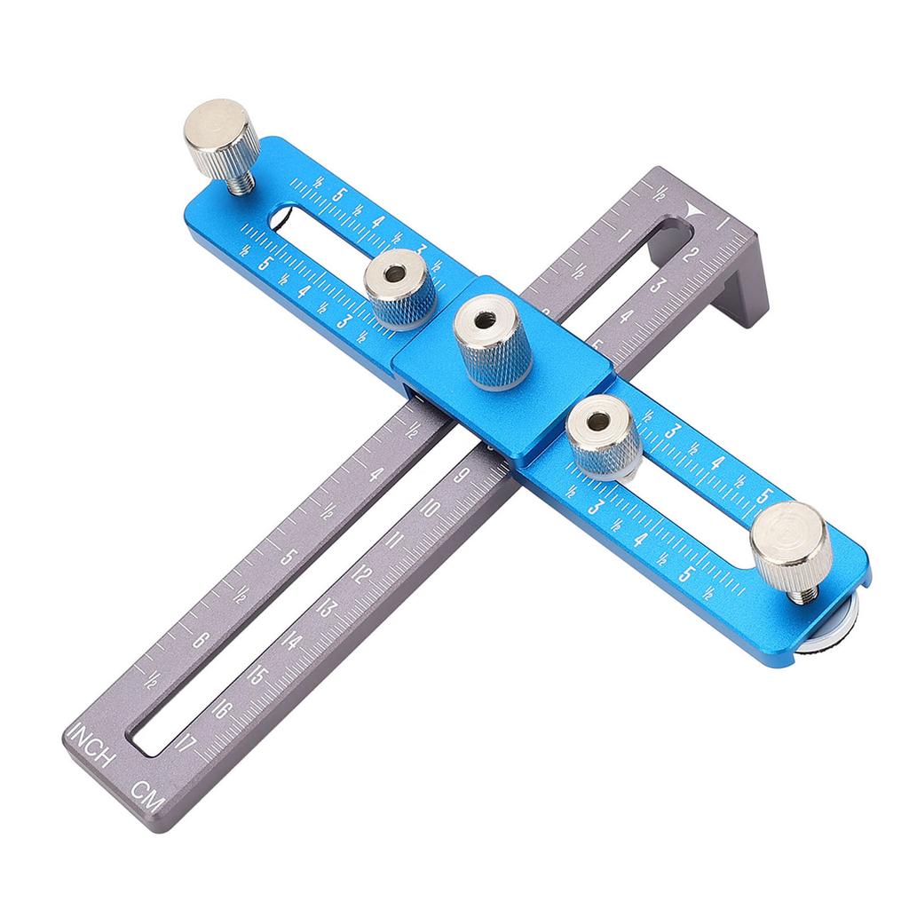 Cabinet Handle Template Tool Aluminium Alloy Punch Locator Drill Template   for Woodworking