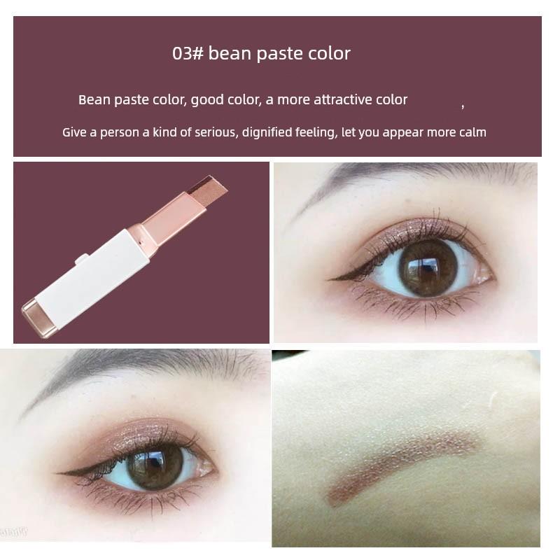 Two-Color One-Touch Molding Eye Shadow Stick for Beginners and Pregnant Women