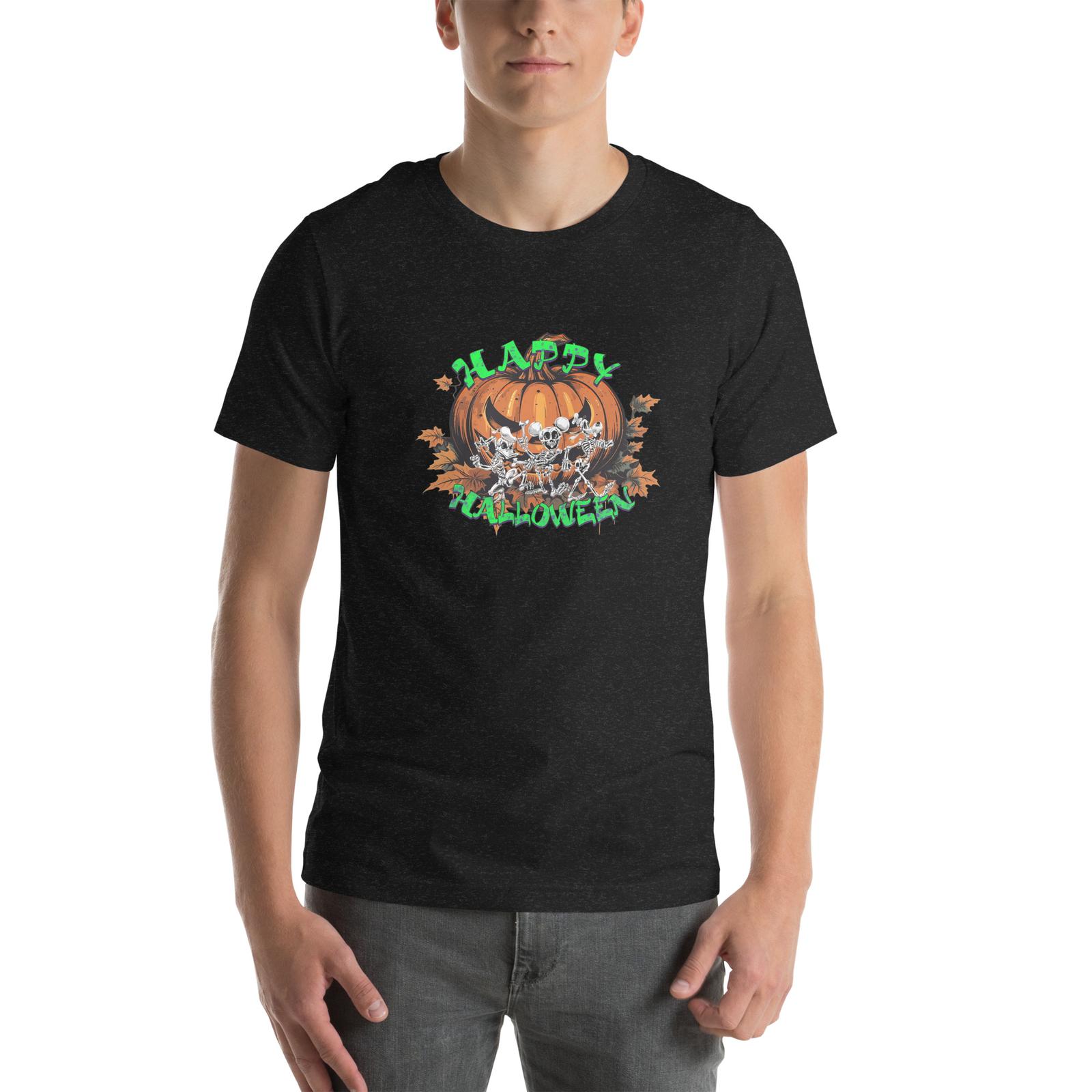 Disney character skeletons happy halloween Unisex t-shirt S
