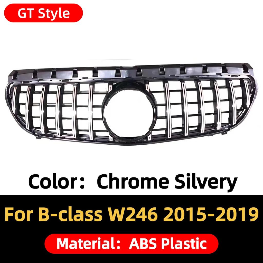 Front Bumper Grille Grill Mask Grid Body Kit Tuning Accessories For Mercedes Benz B Class W246 2012-2019 B180 B200 B220 B260