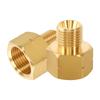 Brass LPG Gas Adapters 3/8" Internal Thread To 1/4" External Reverse Thread Leak Proof Connector LPG Tank Adapter