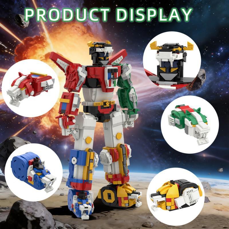 War God Robot: Beast King - Compatible LEGO Building Blocks Toy