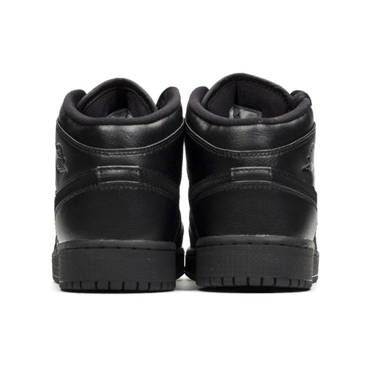 Jordan 1 Mid GS Głęboka Czerń 554725-090