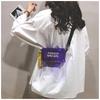 Women Fashion Clear Sweet Purses Candy Color Messenger Bag Crossbody Bags Shoulder Bag Transparent Jelly Bag