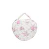 Floral Print Portable Makeup Bag with Large Capacity