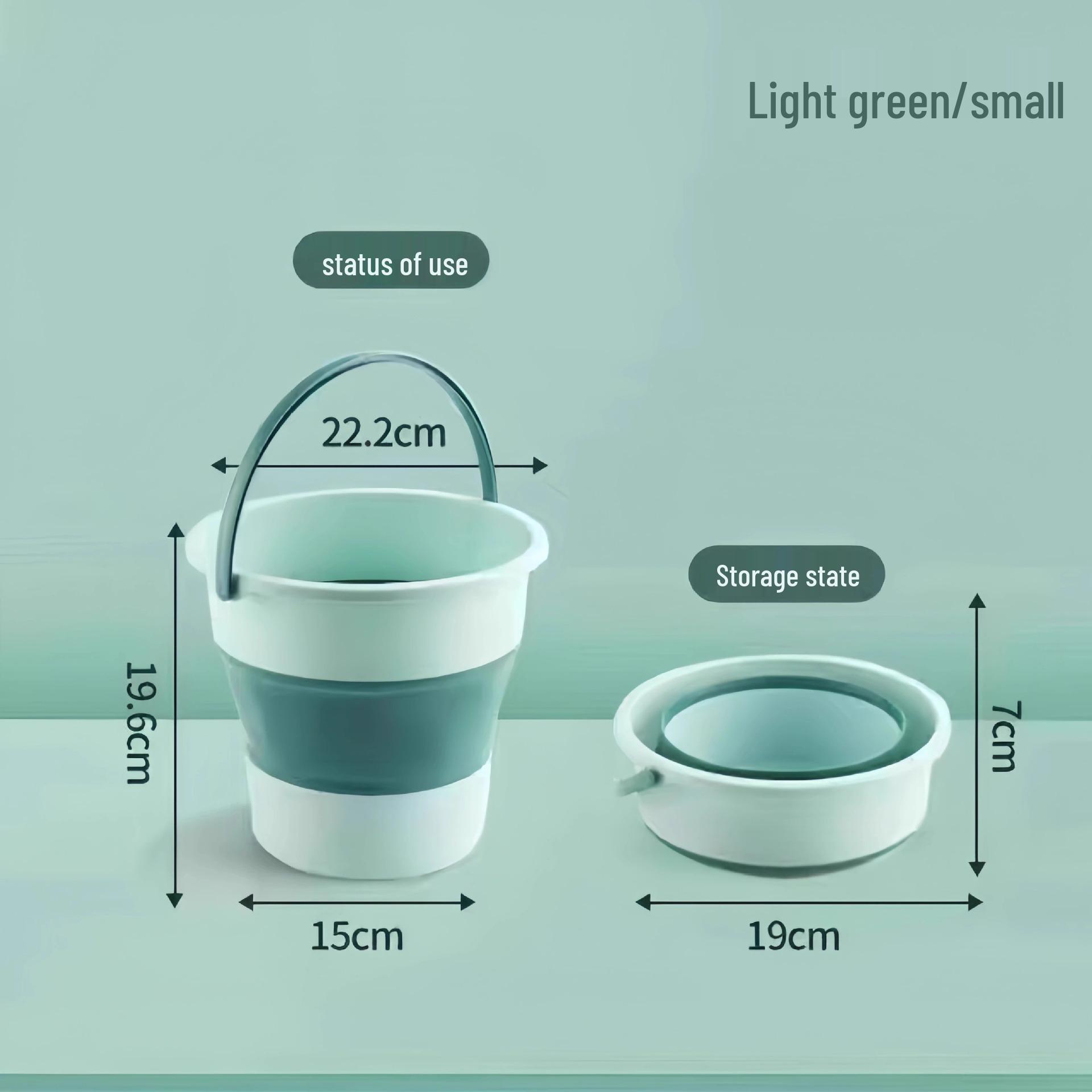 

Большое переносное складное ведро для рыбалки на открытом воздухе, мытья автомобиля, ножной ванны и бытового использования