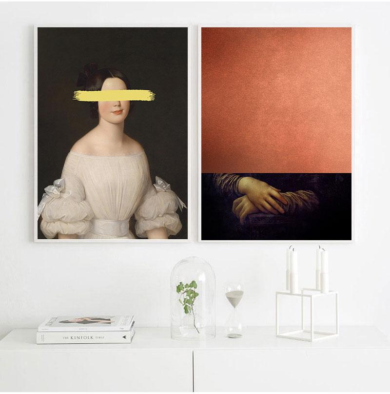 Světově proslulá nástěnná malba Fantasy plátno Plakáty a obrazy Obrázek Kreativní nástěnný obraz pro dekoraci obývacího pokoje bez rámu