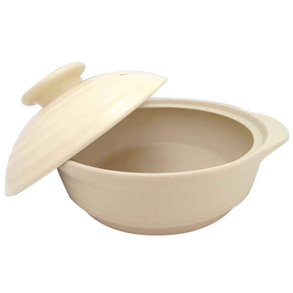 MIYAWO Thermatec IH Clay Pot, Ivory, Size 8, ME083
