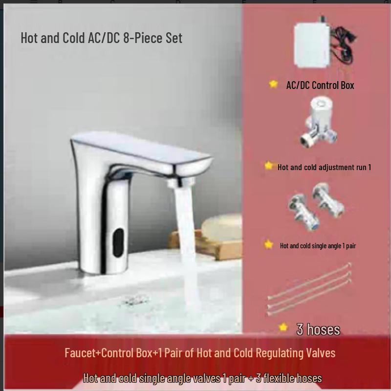 Minxi L-Shape Smart Infrared Sensor Basin Faucet