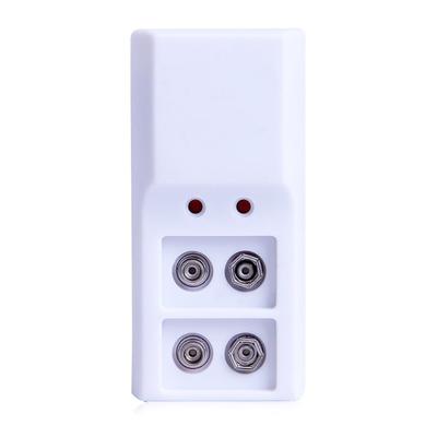 Portable 9V Battery Charger Rechargeable Batteries Adapter Charging Dock Station with Clear Charging Indication Light