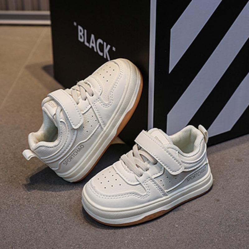1-3 Years Old Soft Sole Toddler Shoes 4-8 Years Old Children's Fashionable Soft Sole White Shoes Non-slip Breathable Sneakers