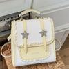 Schoolbag Foreign Style Small Backpack Backpack Women's 1011 Spring New Women's Shoulder Bag Korean Version Small Fresh and Fashionable Handbag