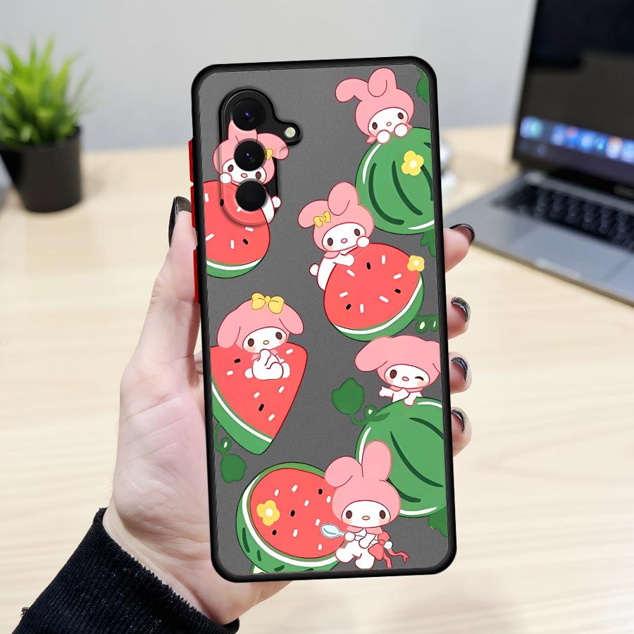

Soft Cover Phone Case for Samsung Galaxy A25 A26 A52 A71 A31 A23 A22 A72 A21 A32 A73 A36 A56 Sanrio Melody Kuromi Galaxy A32 4G