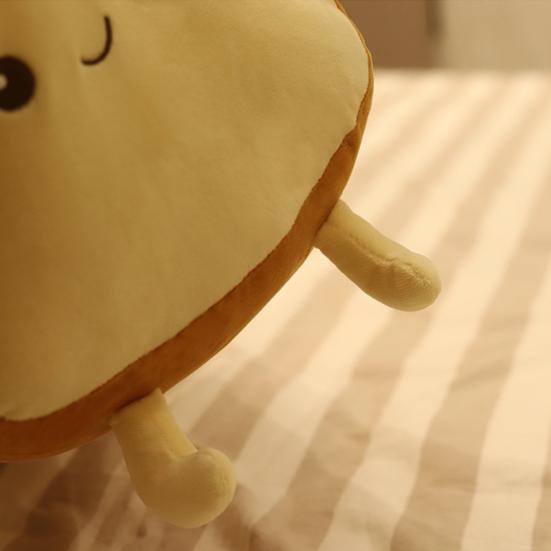 Multifunctional Plush Pillow High Simulated Lovely Toast Bread Cute Cushion for Girl