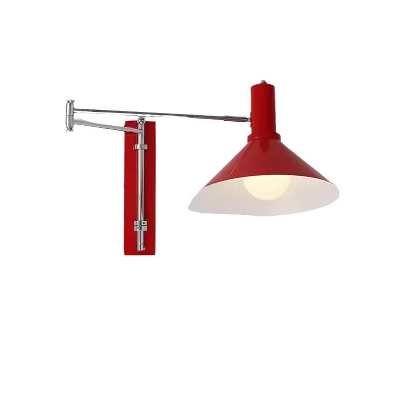 Oeny Foldable Swing Arm Bedside Wall Lamp