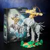 1456PCS Magic Centaur Building Blocks Creativity Centaur Archer Model Bricks Desktop Decoration Diy Toys For Kids Holiday Gifts