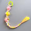 2Pcs Colorful Lantern Gourd Twist Bubble Braids Synthetic Girls Bow Wig Hairbands  Daily