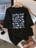 100 Cotton Summer TShirts Womens Fresh Blueberry Fruits Printing Tops Soft Loose ONeck T Shirt Holiday Casual Womans Clothes