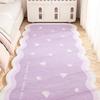Cream Style Carpets for Living Room Girly Bedroom Decor Carpet Fluffy Soft Pink Bedside Irregular Shape Rug Home Plush Floor Mat
