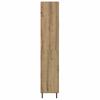 Highboard 2 pcs Artisan Oak Engineered Wood and Glass