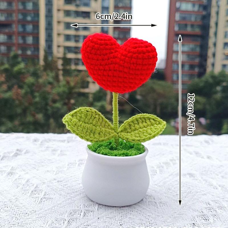 Ručně pletený vánoční stromek Hotové háčkované ozdoby Kreativní vánoční dárek pro ženy Vánoční dekorace navidad Potřeby