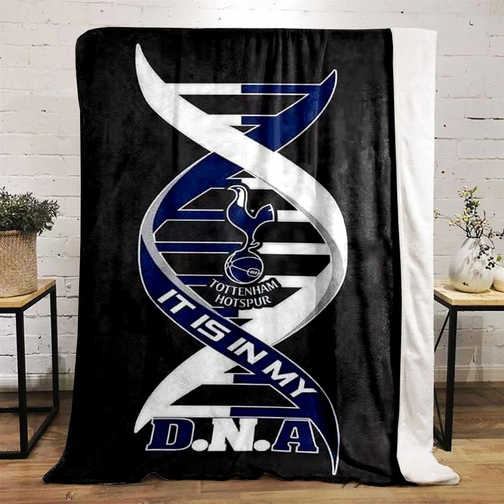 Tottenham Hotspur DNA Design Flannel blanket for bedroom living room sofa and nap