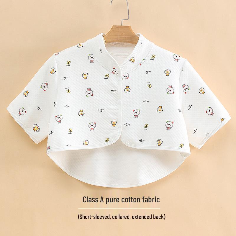 Pure Cotton Postpartum Shoulder Protector: Long Sleeve Warm Shawl for Pregnant Women and New Mothers.