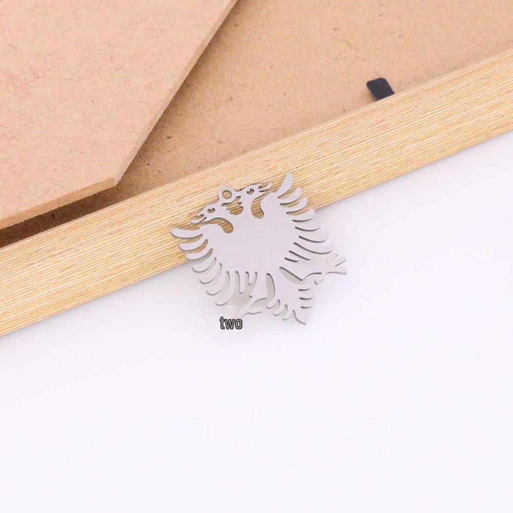 Albanian Eagle Minimalist Stainless Steel Pendant