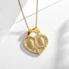 Exquisite Zircon Catholic Virgin Mary of Guadalupe Medal Necklace Women's Fashion Good Luck Amulet Jewelry
