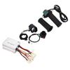 48V 500W Electric Bicycle Throttle Controller Kit Stable Electric Bike Controller Handlebar Kit with Headlight