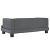 Dog Bed Dark Gray 80x45x30 cm Velvet