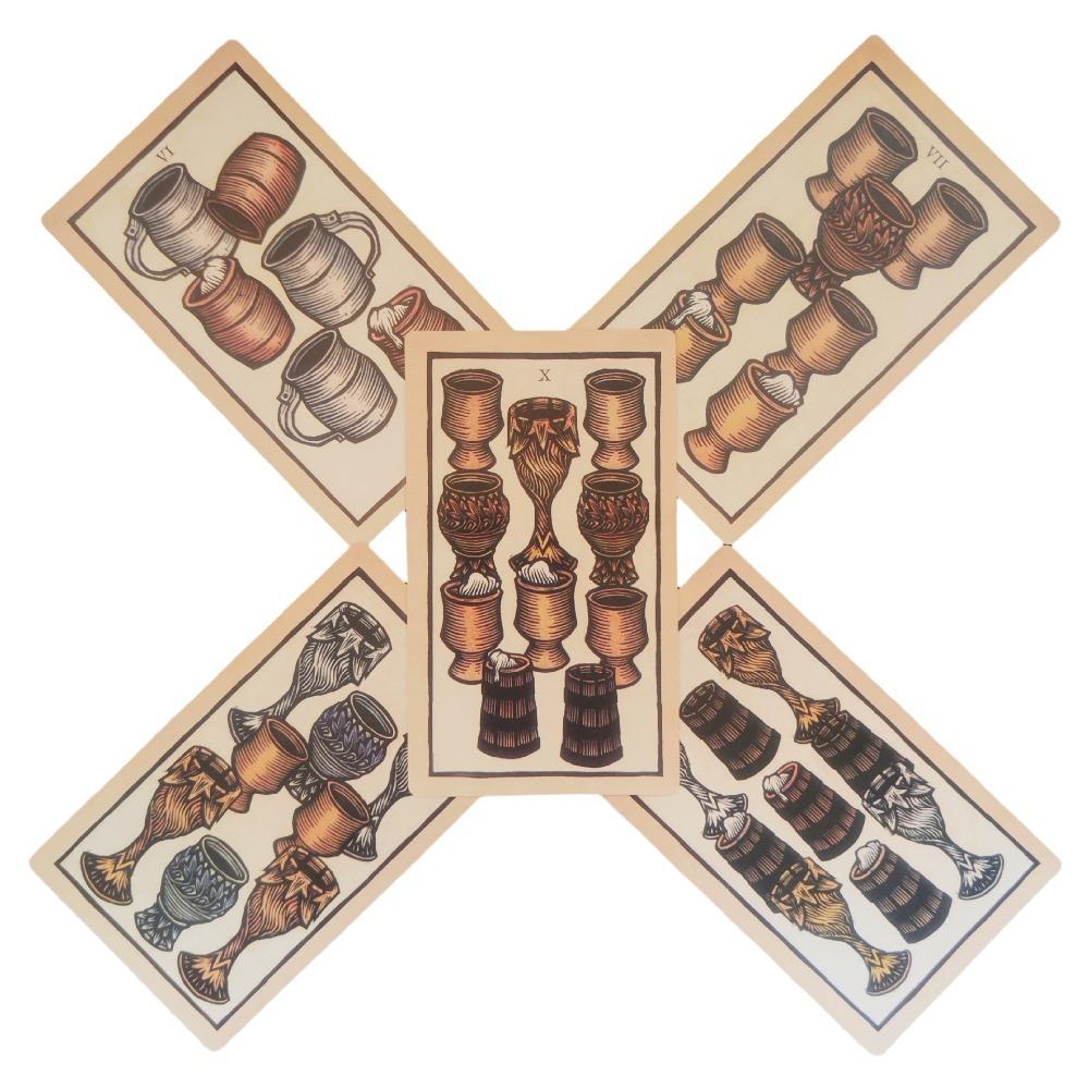 Tarotkarte „Der Herr der Ringe“, 12 x 7 cm, zeigt die beliebtesten Charaktere, Kreaturen und Szenen der Fans, 78 Karten, Rider-Waite-System