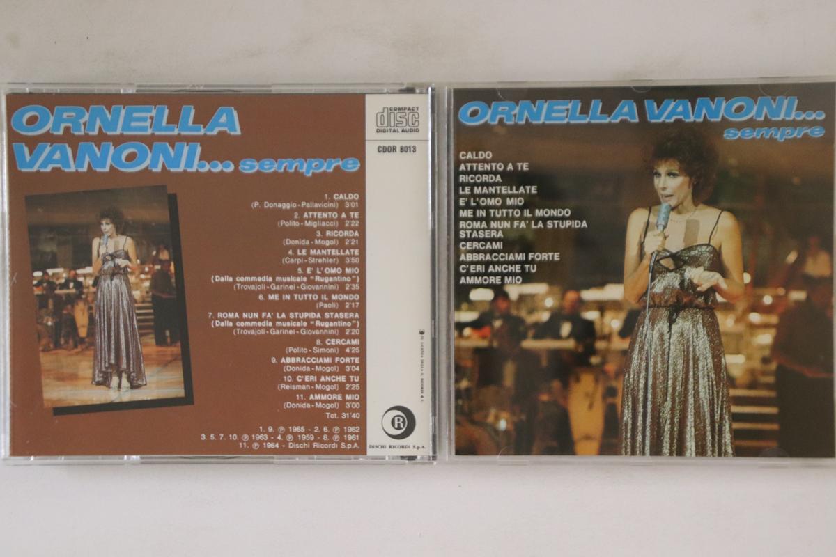 

CD ORNELLA VANONI - Ornella Sempre CDOR8013 Ricordi Italy Pop Used