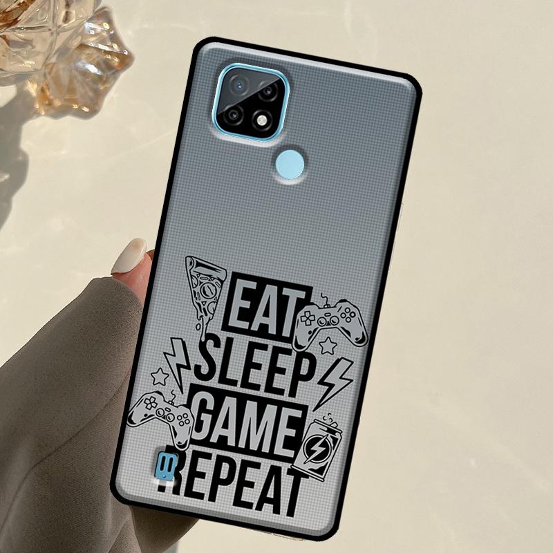 Game Repeat For Realme GT 7 Pro GT 6T 6 5 C67 C61 C55 C53 C51 C21Y C25S C75 10 11 12 13 14 Pro Plus Case