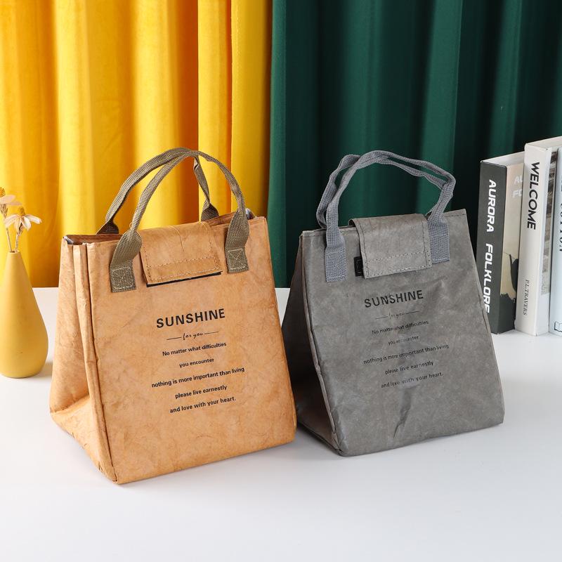 Large-Capacity Insulated Bento Bag with Customizable Logo