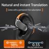 KI Sprachübersetzung Ohrhörer 144 Sprachen Akzente Übersetzen Wrieless Bluetooth 5.4 Kopfhörer Übersetzung Kopfhörer Gerät APP passend iOS Android
